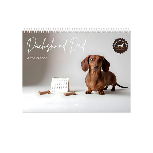 2025 Dachshund Dad Wall Calendar