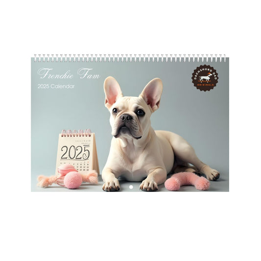 2025 Frenchie Fam Wall Calendar